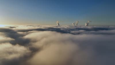 Wolken über Lützerath
