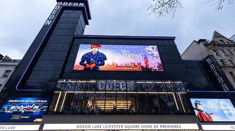 ODEON Leicester Square cinema in London